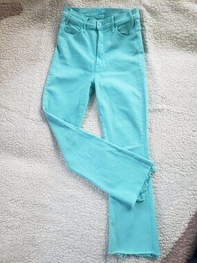 Mother The Hustler Ankle Fray Jeans size 28